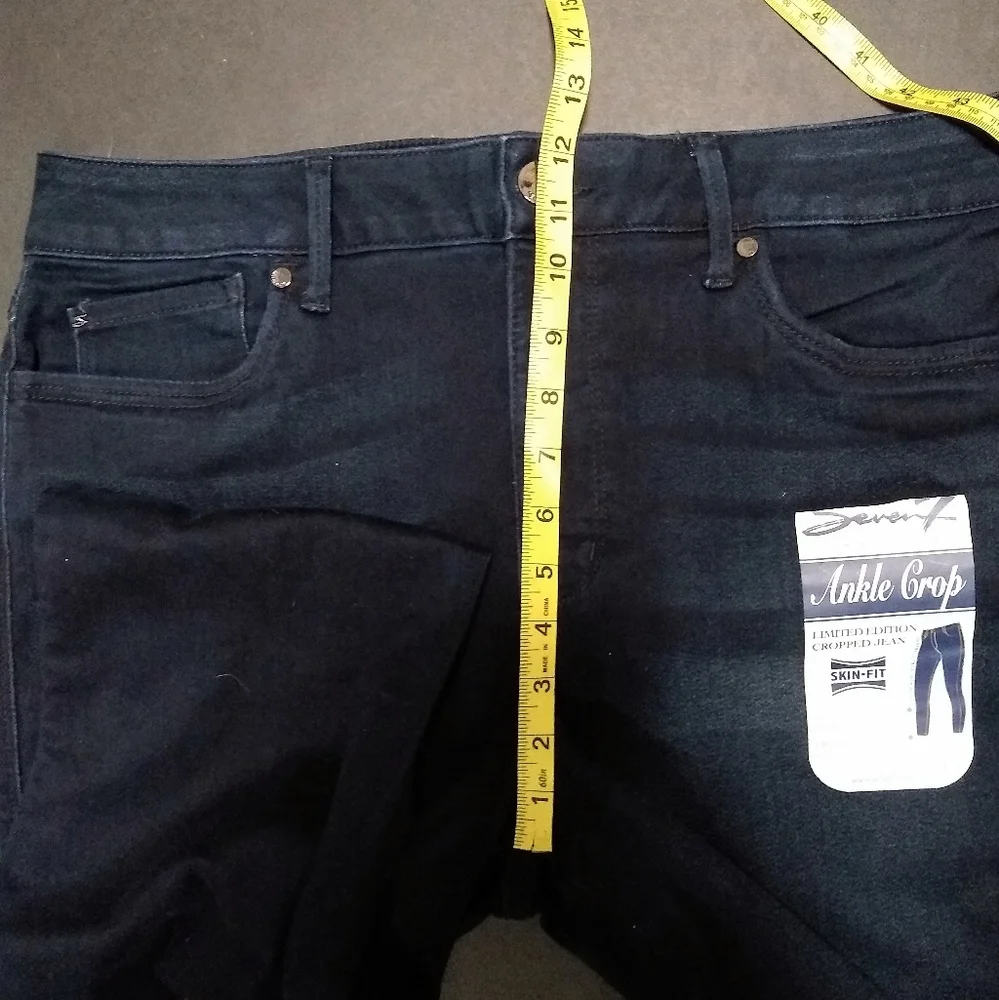 SEVEN7 High Rise Skinny Crop Ankle Skin-Fit jeans NWOT, 16 - Picture 11 of 14